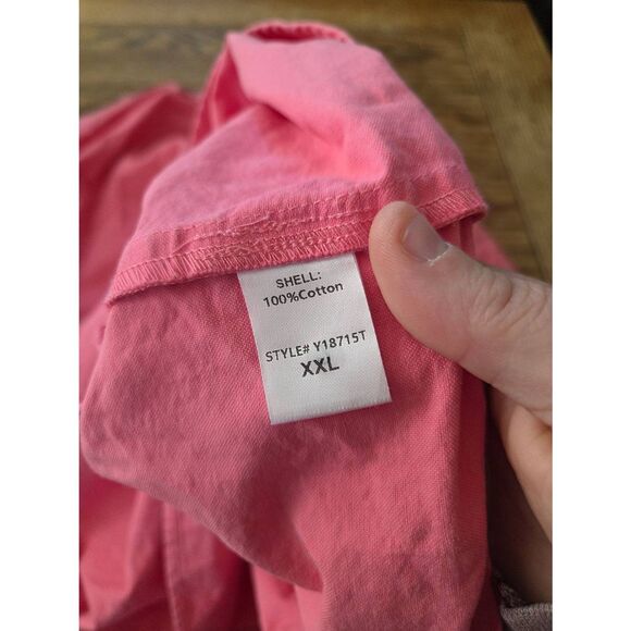 Tuckernuck Pomander Place Polly  Dahlia Pink Cotton Shirt  Dress Sz XXL - Picture 4 of 4